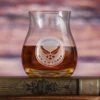 Air Force Canadian Whiskey Engraved Crystal Glass