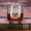 Air Force Weinland Whiskey Engraved Crystal Glass