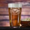 Air Force Mom Pint Pub Beer Glass