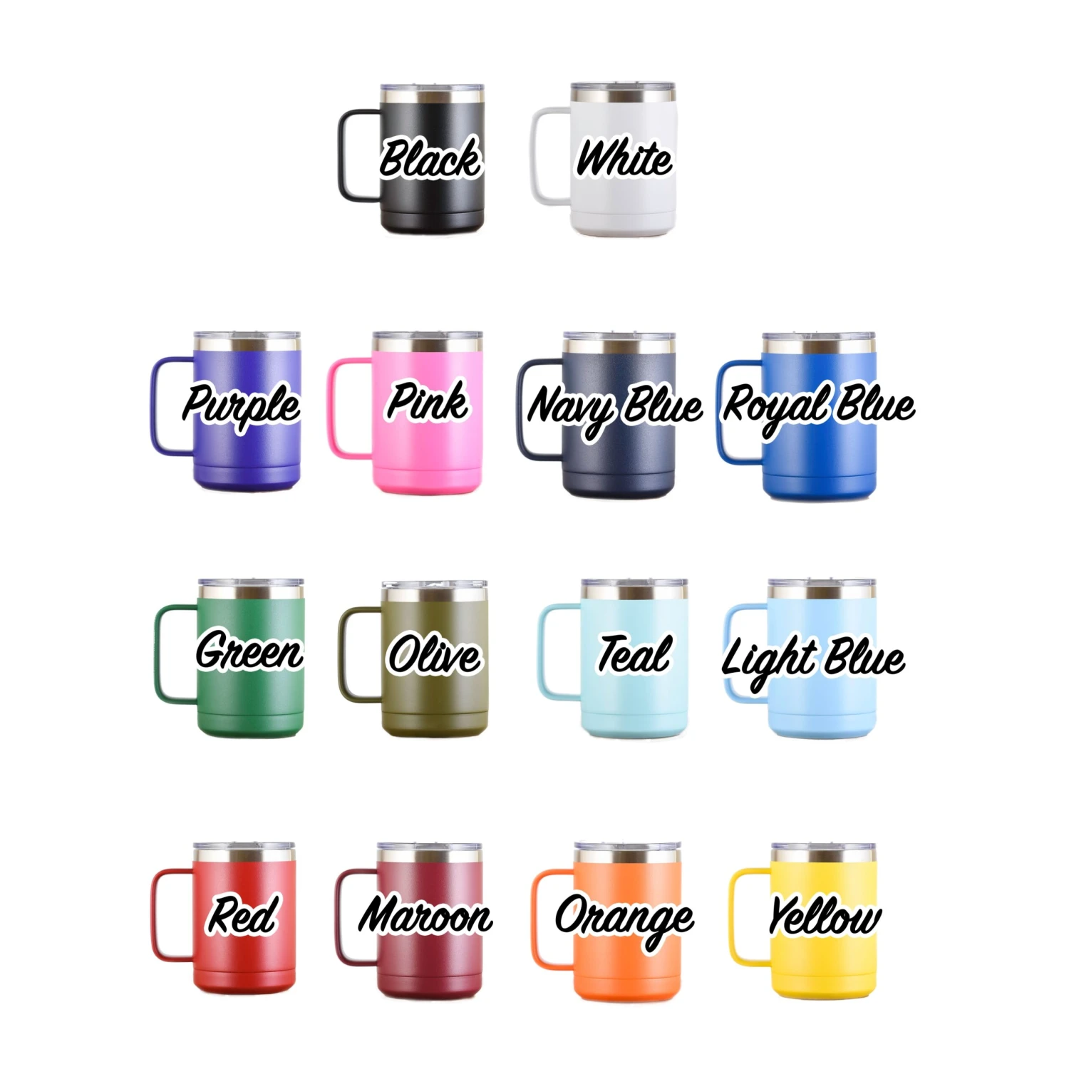 Custom Engraved Coffee Mug Tumbler With Handle 2 Custom Engraved Coffee Mug Tumbler With Handle - Image 2