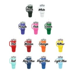 Your Logo 40 Oz Travel Mug With Handle, Straw Included -crystal imagery shop AllColors STNLY d731032b 1b8b 49db b085 035fcc8662ca