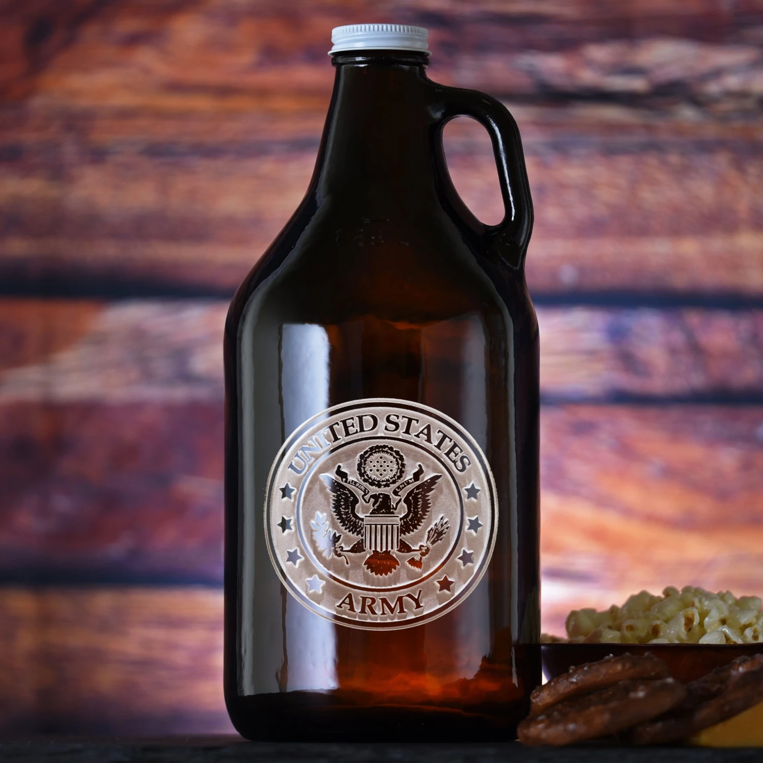 Army Engraved Beer Growler Gift 1 Army Engraved Beer Growler Gift