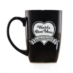 World's Best Mom Coffee Mug -crystal imagery shop BestMom blackcoffeemug