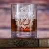 Family Crest Stolzle Crystal Rocks DOF Glass