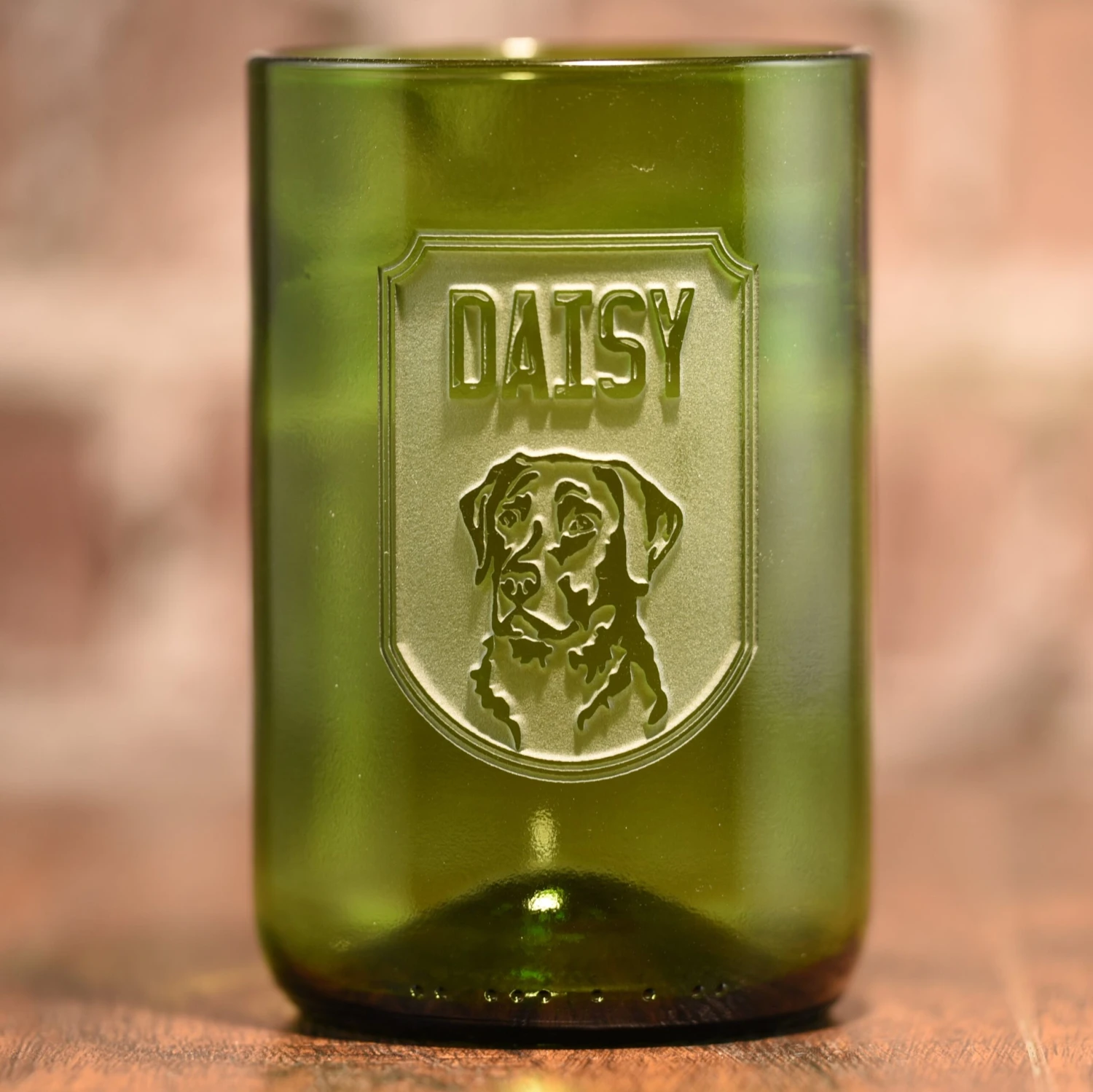 Dog Lover Gift, Personalized Dog Breed Green Cocktail Glass 2 Dog Lover Gift, Personalized Dog Breed Green Cocktail Glass - Image 2