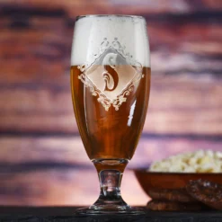 Engraved Monogram Water Iced Tea Goblet