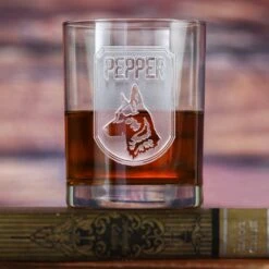 Man's Best Friend Dog Lover Gift, Personalized Dog Breed Whiskey Glass