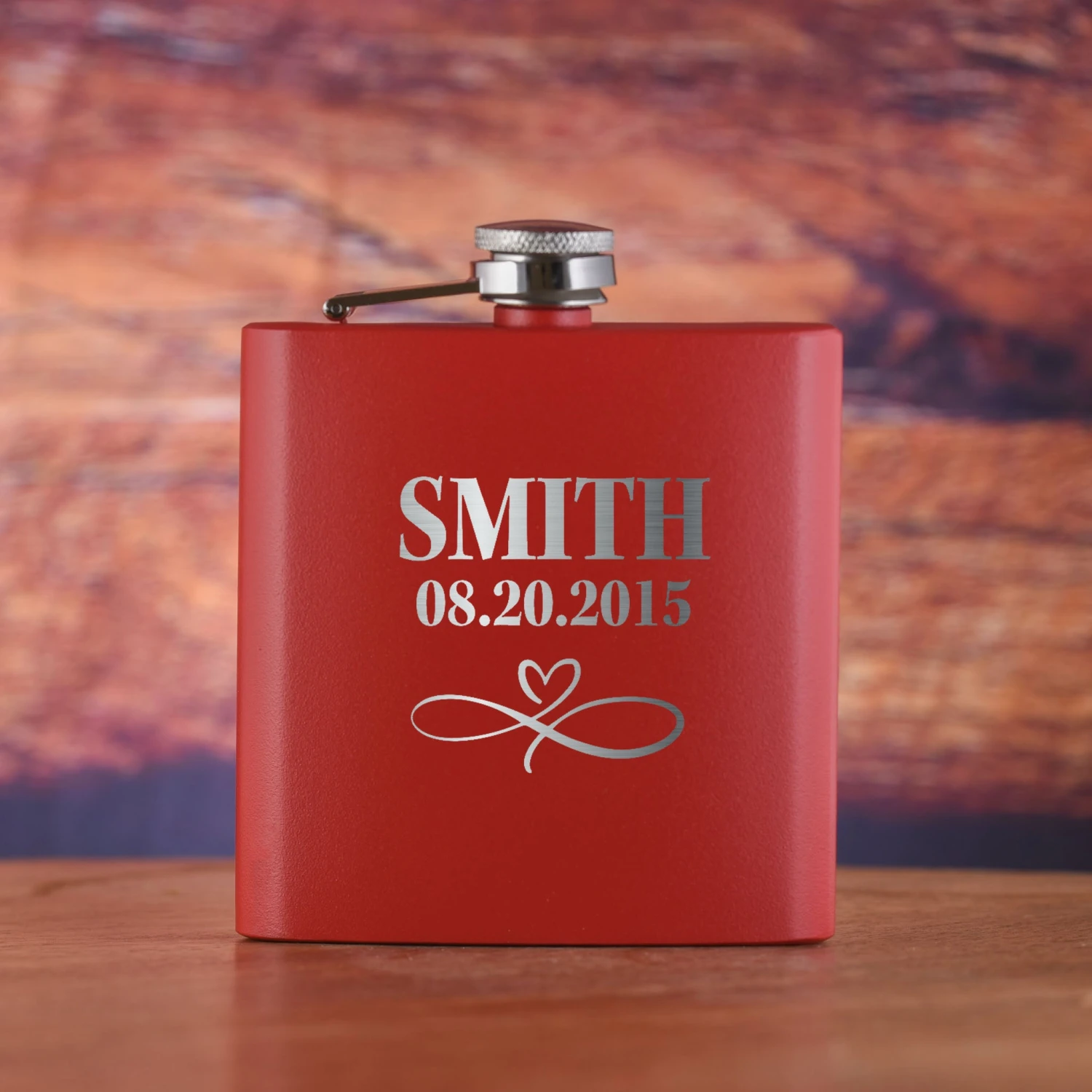 Wedding Favors Custom Pocket Flask Gift Engraved 2 Wedding Favors Custom Pocket Flask Gift Engraved - Image 2