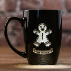 Personalized Gingerbread Man Or Woman Christmas Coffee Mug -crystal imagery shop GingerFemaleMug scaled