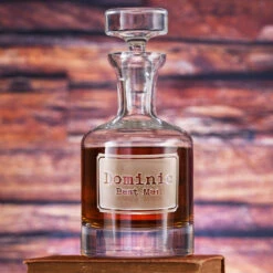 Best Man Whiskey Scotch Decanter