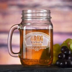 Groomsmen Mason Jar Mug