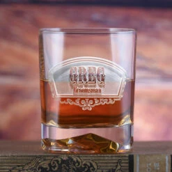 Groomsman Gift Whiskey Glass - Luigi Bormioli On The Rocks