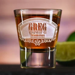 Engraved Groomsman Shot Glass Gift Ideas