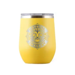 Stemless Wine Travel Tumbler With Your Own Logo Yeti Style -crystal imagery shop LESS TUMB Yellow scaled