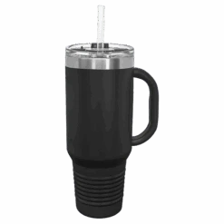Your Logo 40 Oz Travel Mug With Handle, Straw Included -crystal imagery shop LTM7401 cdc1379b