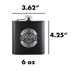 Best Man & Groomsmen Custom Engraved Flask Gift -crystal imagery shop LaserFlask