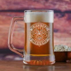 Custom Logo Beer Mugs (Set Of 4)