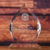 Custom Logo Design Crystal Diamond Desktop Recognition Award