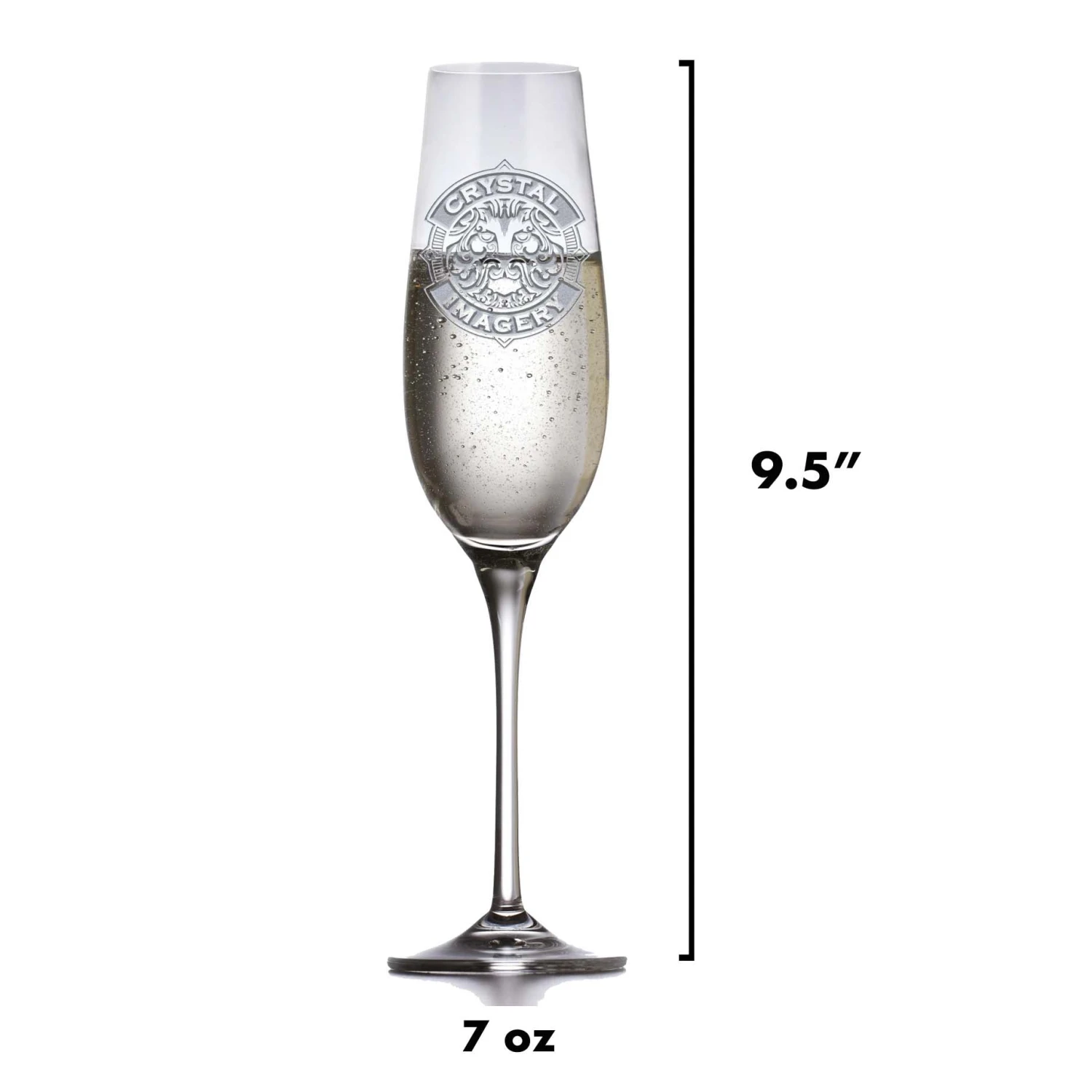 Personalized Crystal Wedding Date Toasting Flutes 3 Personalized Crystal Wedding Date Toasting Flutes - Image 3