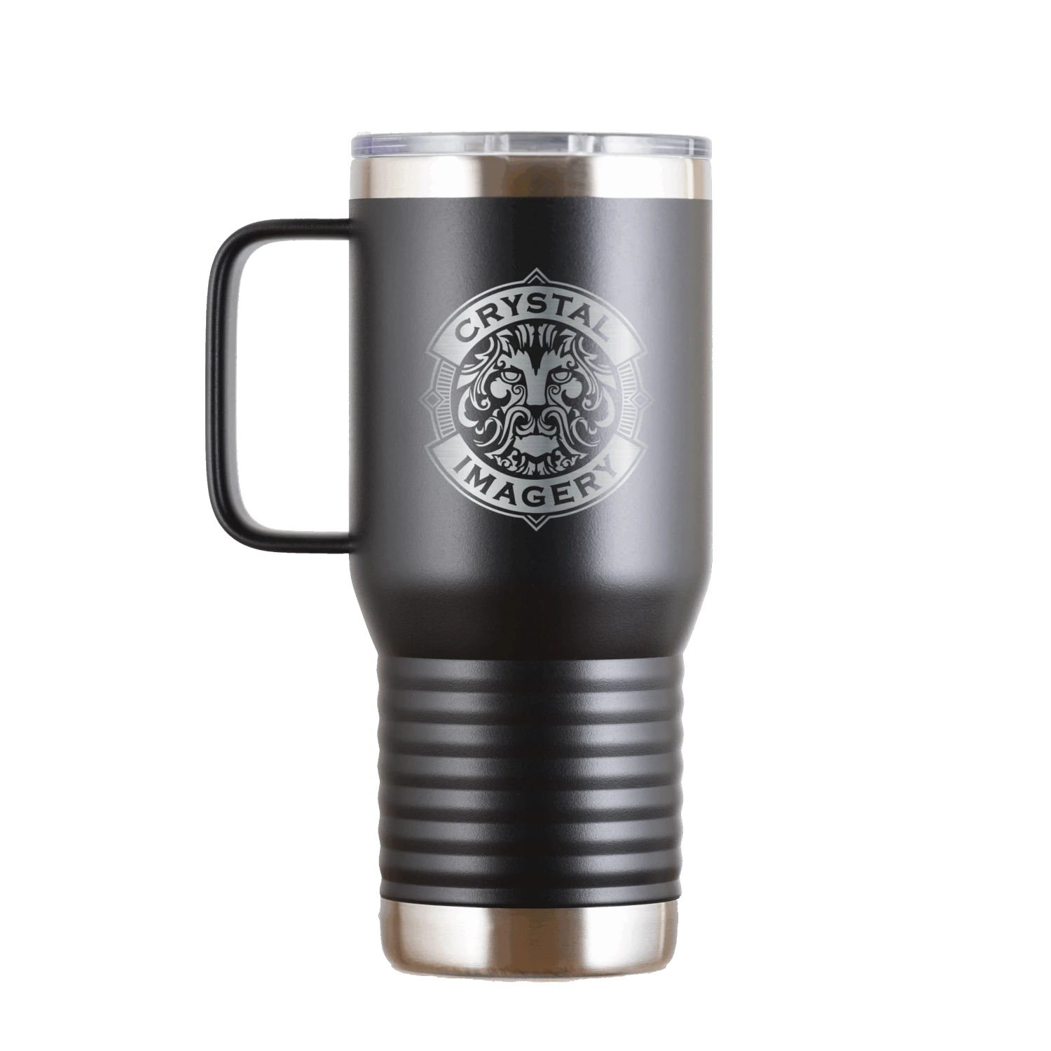 Your Own Logo Travel Tumbler With Handle 2 Your Own Logo Travel Tumbler With Handle - Image 2