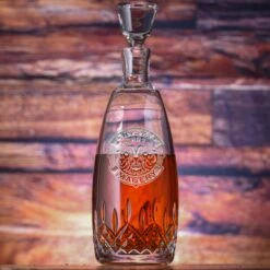 Logo Engraved Waterford Crystal Decanter
