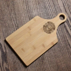 Custom Paddle Charcuterie Cheese Board With Your Logo Design