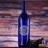 Logo Wine Bottle In Blue Or Green