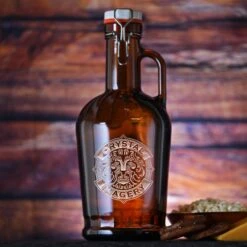 Custom Logo Engraved Growler