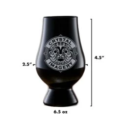 Black Glencairn Whisky Glass With Monogram 6 Black Glencairn Whisky Glass With Monogram -crystal imagery shop Logo glen BLACK