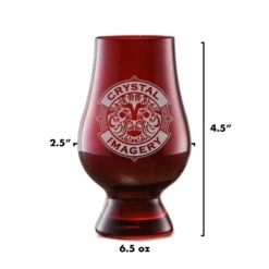 Engraved Red Glencairn Whisky Glass With Monogram -crystal imagery shop Logo glen red a1d6723a bc4e 4726 a1dc d34f2848f4fc