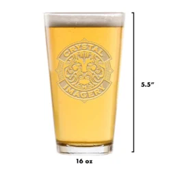50th Birthday Beer Pint Glass -crystal imagery shop Logo pub 41d6f432 f3b9 4155 a09c 20cb8ec7f575