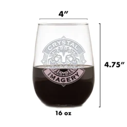 Logo Engraved Stemless Wine Glasses (Single Glass) -crystal imagery shop Logo stemless ec713d82 de5d 4051 9385 151b633ba003