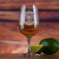 Your Logo Tequila Tasting Glass Deep Engraved