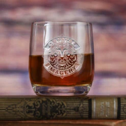 Your Logo Stolzle Crystal Engraved Whiskey Glass | Corporate Glassware