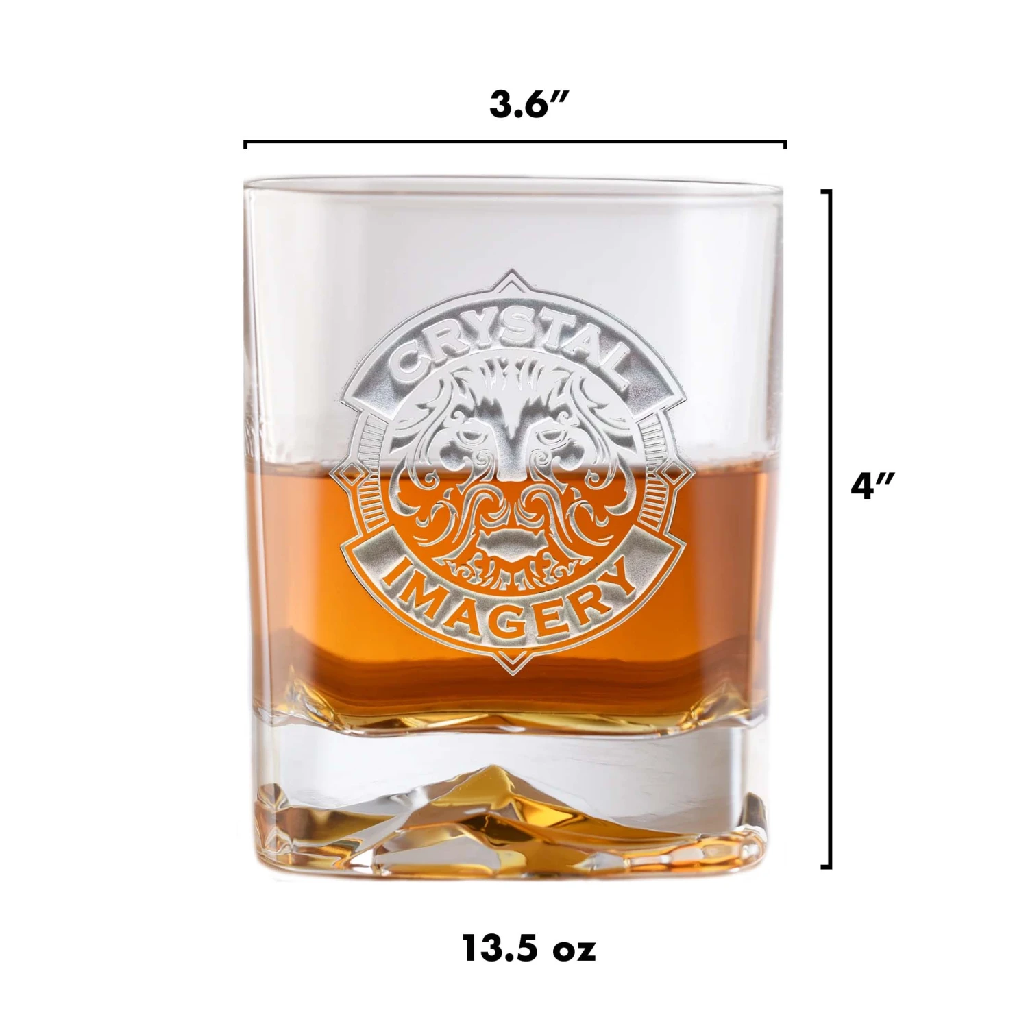 Custom Birthday Whiskey Glass - Luigi Bormioli On The Rocks 2 Custom Birthday Whiskey Glass - Luigi Bormioli On The Rocks - Image 2