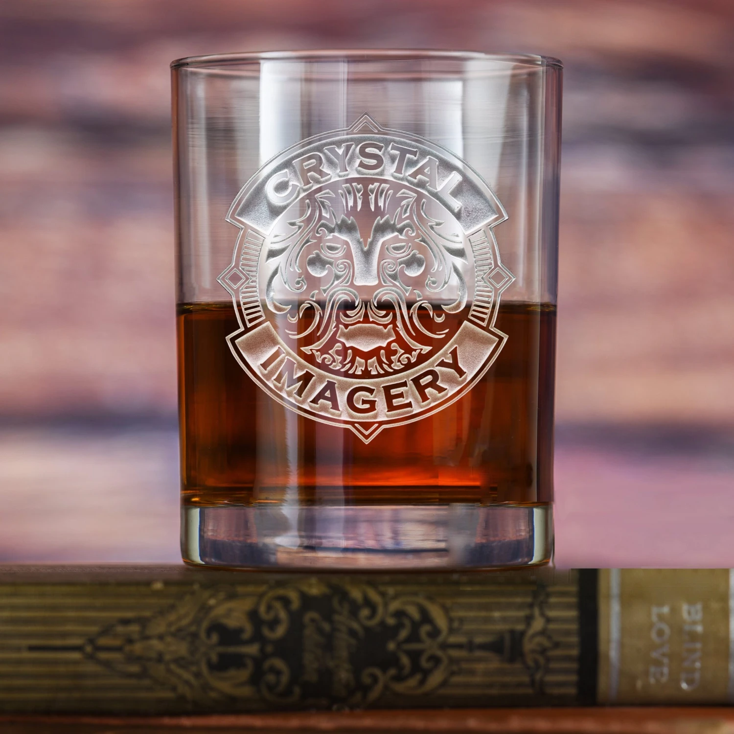 Logo Standard Bourbon Whiskey Glass (Single Glass) 1 Logo Standard Bourbon Whiskey Glass (Single Glass)