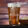 Freedom Skull Stars And Stripes Pint Pub Beer Glass