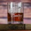 Bravery Flag Stars And Stripes Whiskey Glass