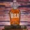 USA Pride Engraved Flask Gift For Men