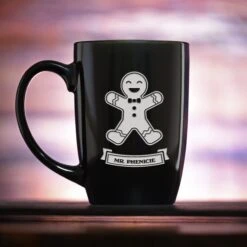 Personalized Gingerbread Man Or Woman Christmas Coffee Mug
