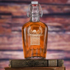 2nd Amendment Flask, Bald Eagle USA Constitution Gift