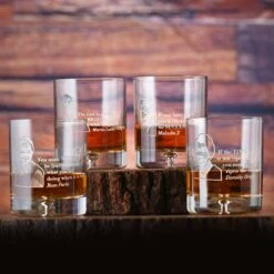 Black Leader Quotes Crystal Whiskey Glass Set, Love Knows No Color