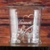 Wedding Gift Monogram Crystal Ice Bucket, Wine Champagne Cooler