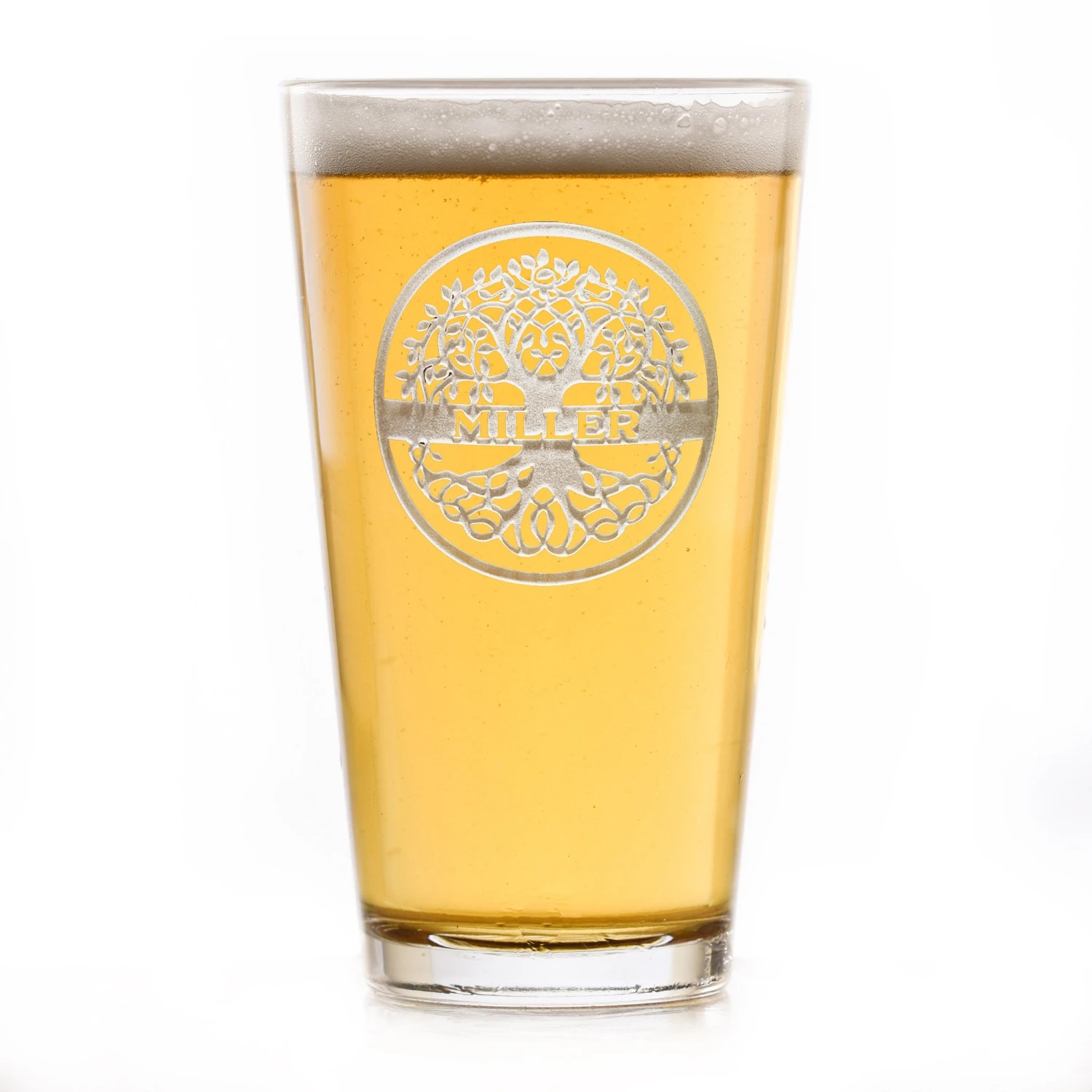 Family Tree Engraved Pint Glass Gift 2 Family Tree Engraved Pint Glass Gift - Image 2