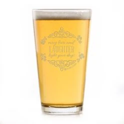 Irish Blessing Pub Beer Pint Glass -crystal imagery shop M175 Pub