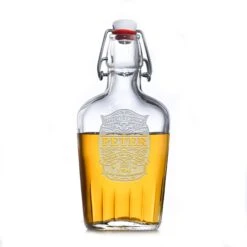 Father Of The Year Flask Gift For Dad -crystal imagery shop M180 flask