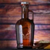 Custom Engraved Grolsch Beer Growler With Antlers