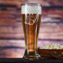 19th Hole Golf Lover Pilsner Beer Glass
