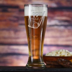 19th Hole Golf Lover Pilsner Beer Glass