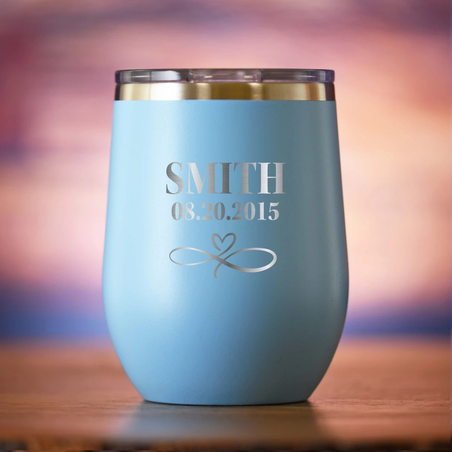 Wedding Favor Stemless Wine Tumbler Gift 4 Wedding Favor Stemless Wine Tumbler Gift - Image 4